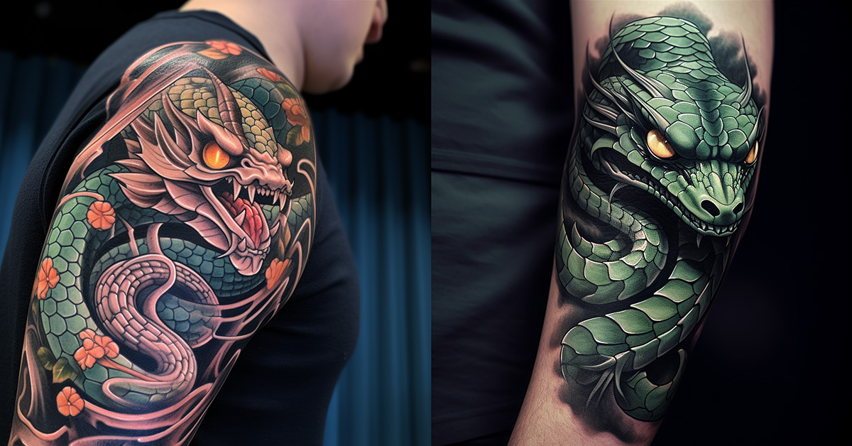 Unveiling the Mesmerizing Beauty of Snake Tattoo Designs