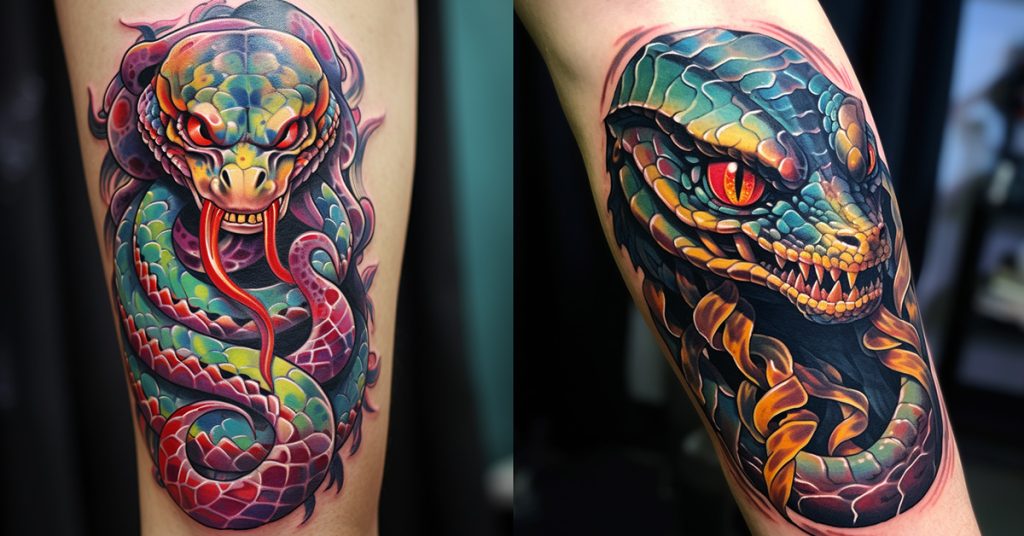 Unveiling the Mesmerizing Beauty of Snake Tattoo Designs 2