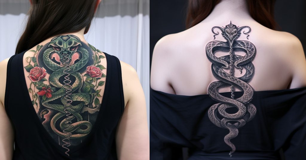 Unveiling the Mesmerizing Beauty of Snake Tattoo Designs 3