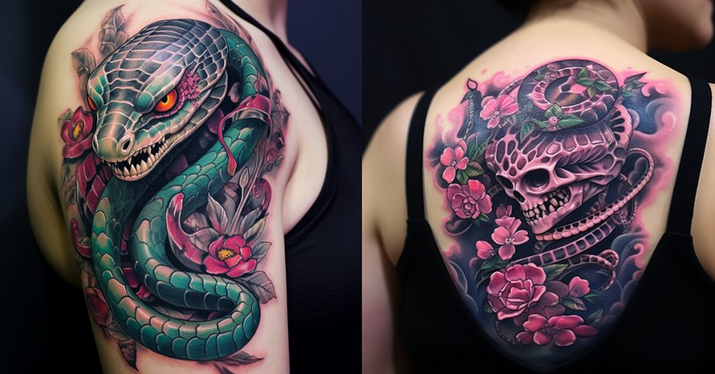Unveiling the Mesmerizing Beauty of Snake Tattoo Designs 4