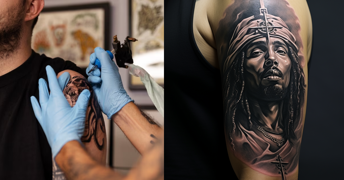 Exploring Beautiful Black Jesus Tattoo Designs 1