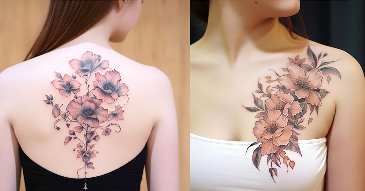 flower tattoo design 4