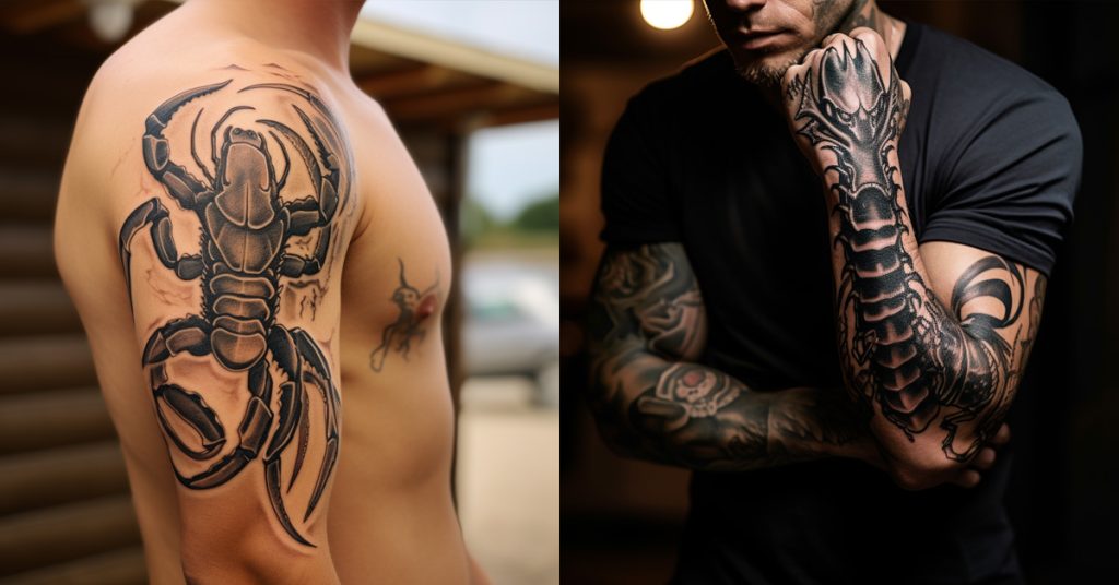 scorpion tattoo design